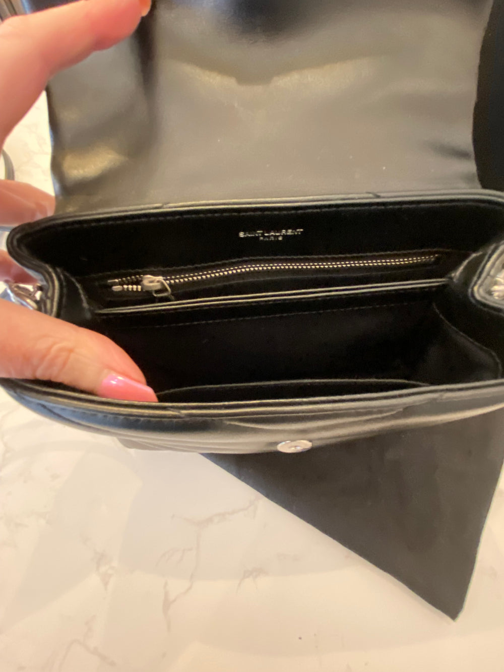 Pre Loved Saint Laurent Loulou Toy Bag in Black (excellent)