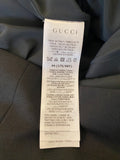 Pre Loved Gucci Pleated Plunging V-Neck Crepe Dress in Black  UK 12 (excellent)