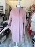 Pre Loved Max Mara Dusky Pink Wool Coat UK 12