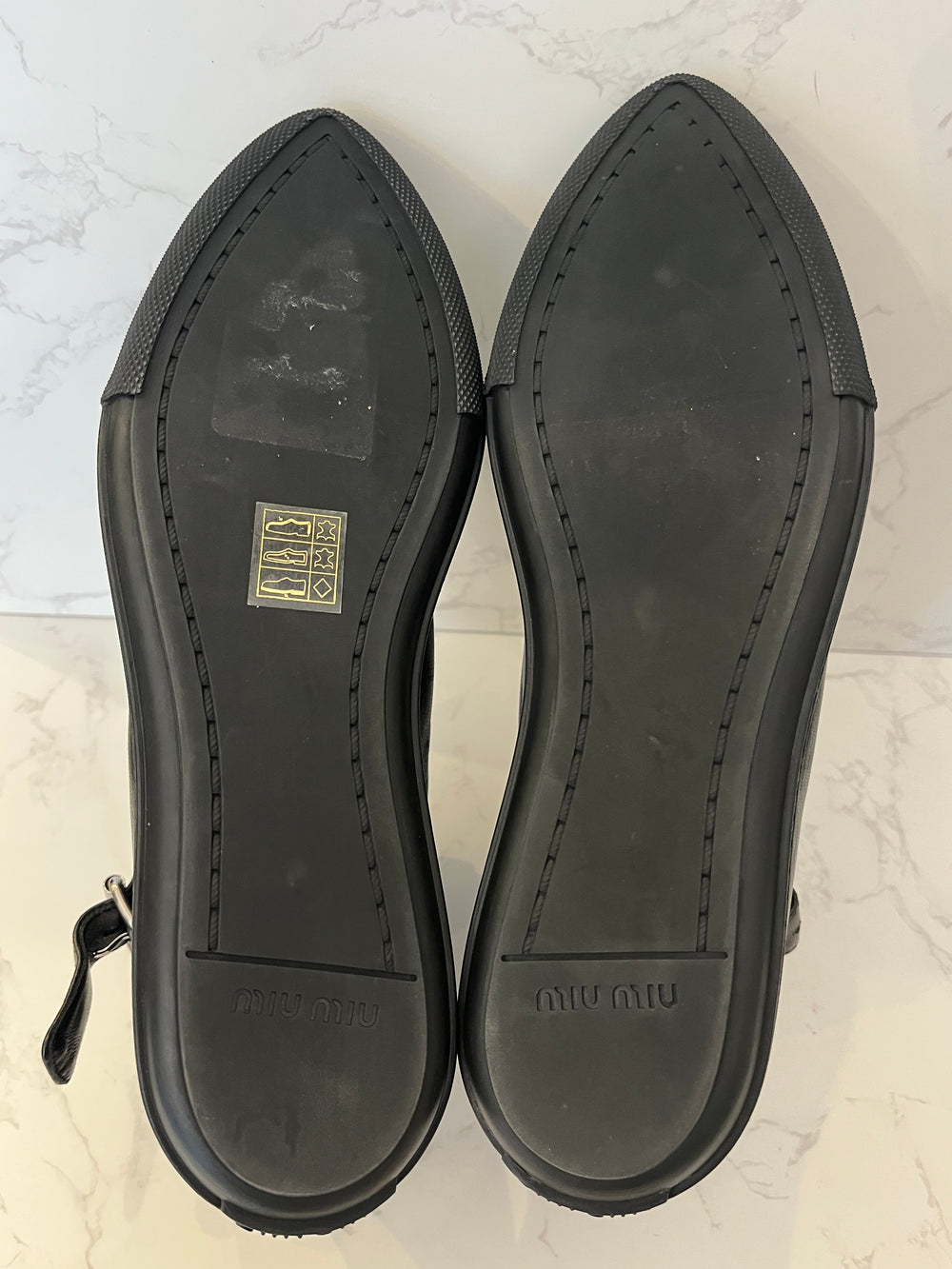 Pre Loved Miu Miu Black Leather & Crystal Boots UK 5.5 (New)