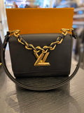 Louis Vuitton Chunky Chain Twist MM in Black Epi Leather