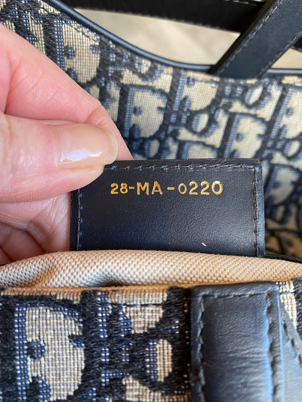 Dior Saddle Bag in Blue Dior Oblique Jacquard '2020'