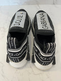 Pre Loved Dolce & Gabbana Diamanté Crystal Trainers uk5