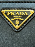 Pre Loved Prada Black Calf Leather Wallet Bag (as new)