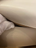Pre Loved Gucci Marmont Small Top Handle Handbag in White (Cream) pristine as new