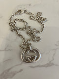 Pre Loved Gucci Sterling Silver GG Necklace **RESERVED**