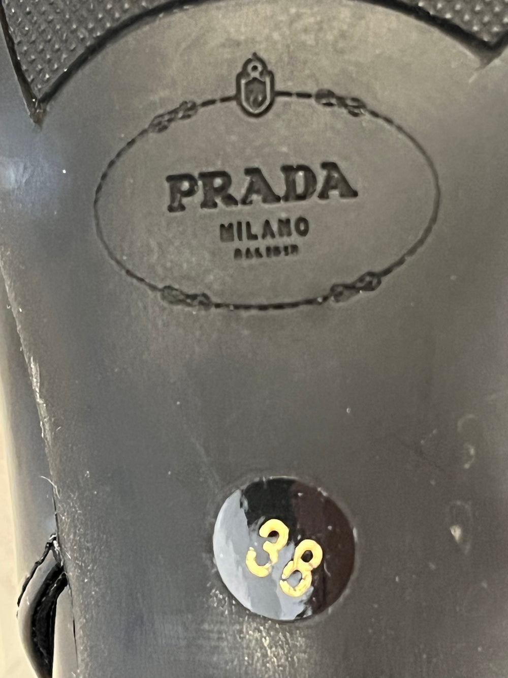 Pre Loved Prada Black Slingbacks UK5 (New)