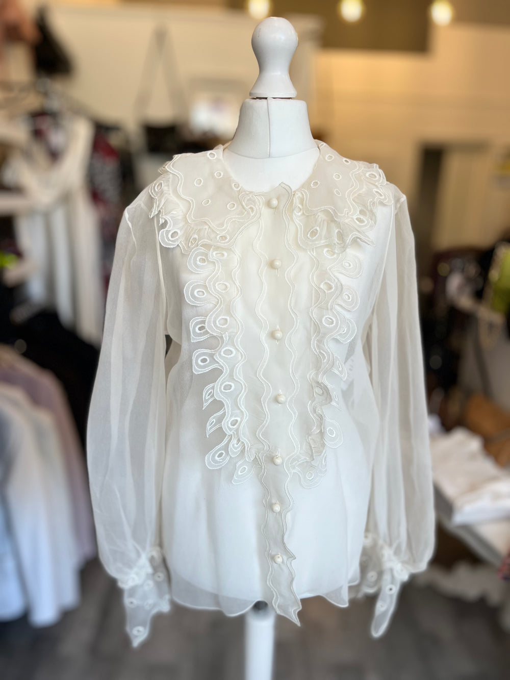 Pre Loved Chloe 100% Silk Floaty Top (excellent)