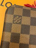 Louis Vuitton Damier Bi fold double zip wallet/purse