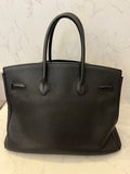 Pre Loved Hermes Birkin 35 in Black Togo Leather