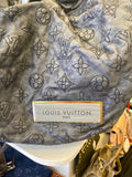 Pre Loved Louis Vuitton vintage Olympe Nimbus hobo bag, in grey leather (excellent)