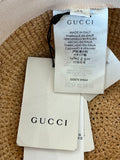 Preloved Gucci Raffia GG Bucket Hat size M