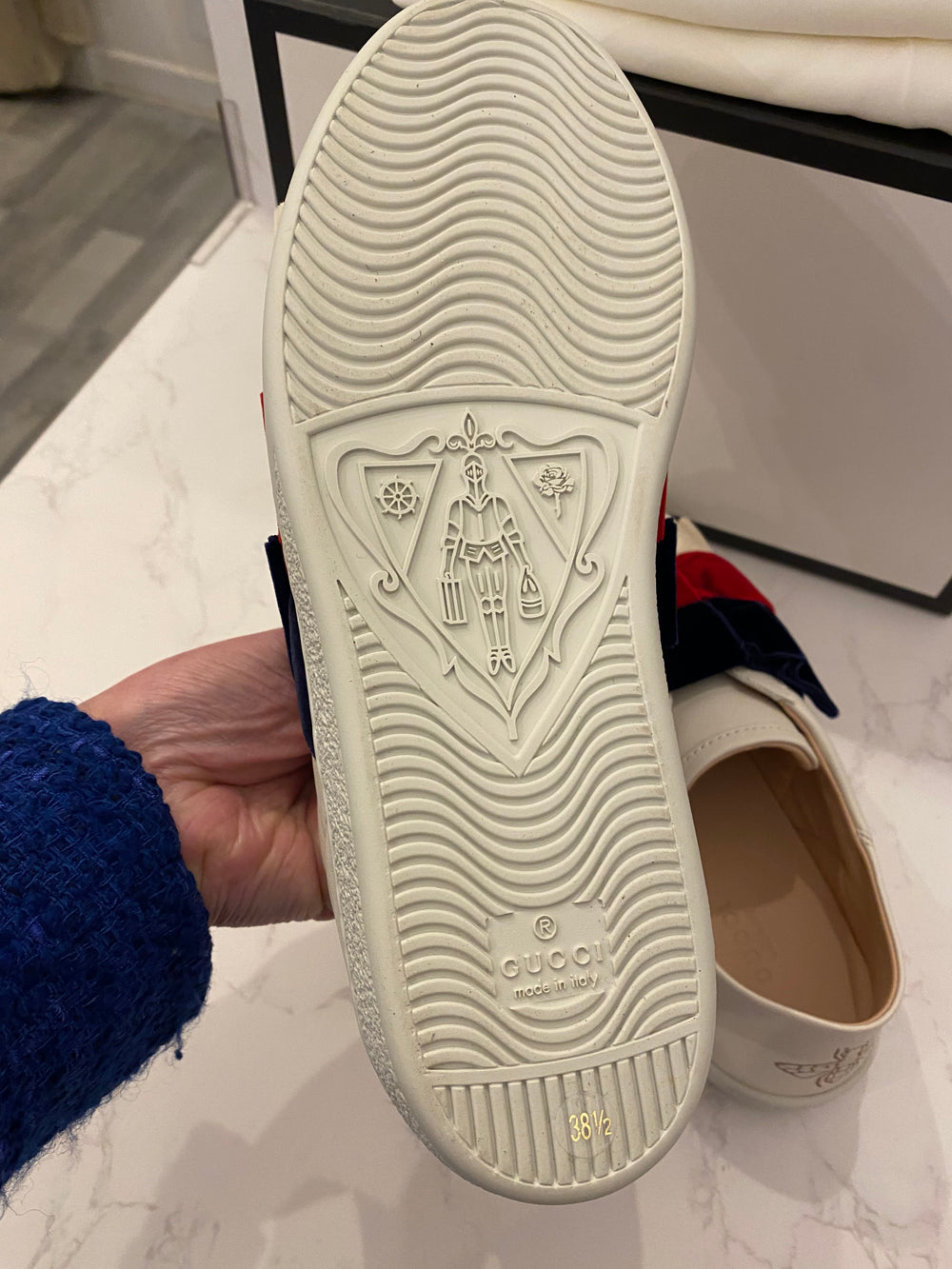 Pre Loved Gucci Ace Bow Sneakers UK 5.5 (new)