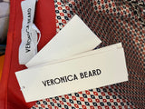Veronica Beard Andrea Red Leather Jacket UK 6 fits UK 8-10 (new)