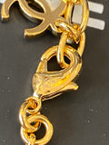 Pre Loved Chanel Gold Tone Chanel Star Bracelet - NEW