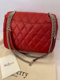 Pre Loved Mulberry Small Darley in Quitled Scarlet Red Leather (new)