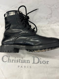 Pre Loved Christian Dior Brogue Boots in Black UK 5