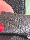 Pre Loved Vintage Gucci Leather Bag with Bamboo Handles