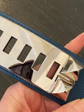 Hermes Collier de Chien Belt in Teal Epsom Leather 85cm /UK 10