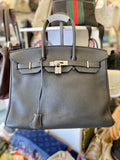 Pre Loved Hermes Birkin 35 in Black Togo Leather (sale) mark removed !