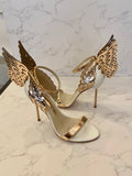 Pre Loved Sophia Webster Chiara butterfly Heels uk4