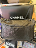 Pre Loved Chanel Ultimate Stitch Flap Messenger Bag Black Calfskin (excellent)
