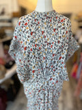 Pre Loved Chloe Ditsy Floral Ruffle Dress FR34 UK6-8 (excellent)