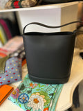 Pre Loved Gucci Horsebit Bucket Bag in Black Leather