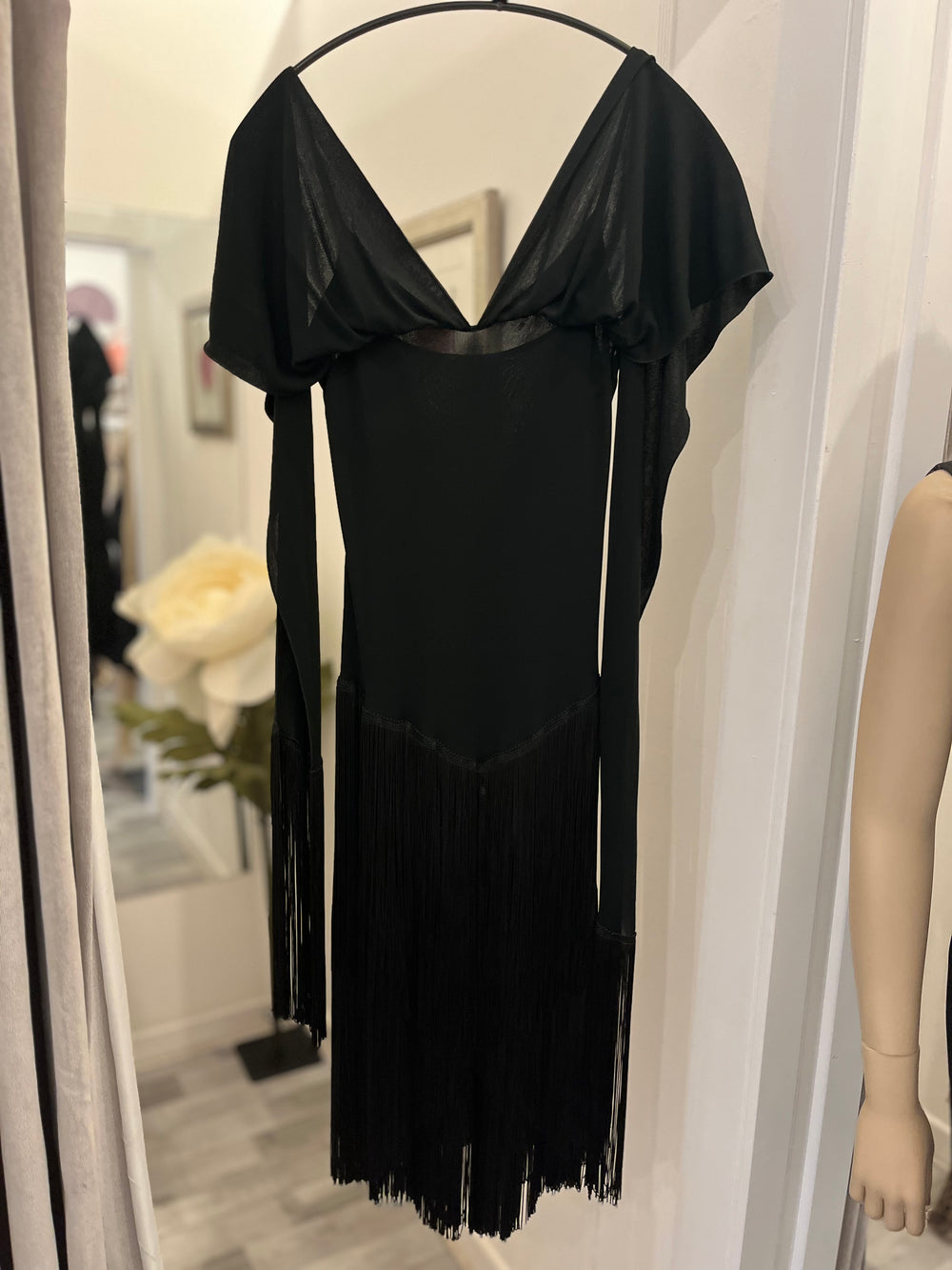 Pre Loved Moschino Fringed Dress size UK 8 (Excellent)