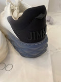 Pre Loved Jimmy Choo Maxi F11 Diamond Trainers Black & White UK7 (as new)