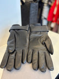 Mulberry Black Leather Gloves