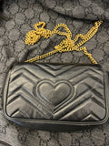 Pre Loved Gucci GG Mini Marmont Matelasse Crossbody Bag