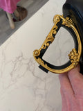 Pre Loved Dolce & Gabbana Keira Baroque Logo Sandals UK 5