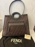 Pre Loved Fendi Runaway Tote in FF Zucca Mesh (excellent) **reserved**