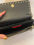 Pre Loved Valentino Garavani Rockstud Black Leather Crossbody (excellent)