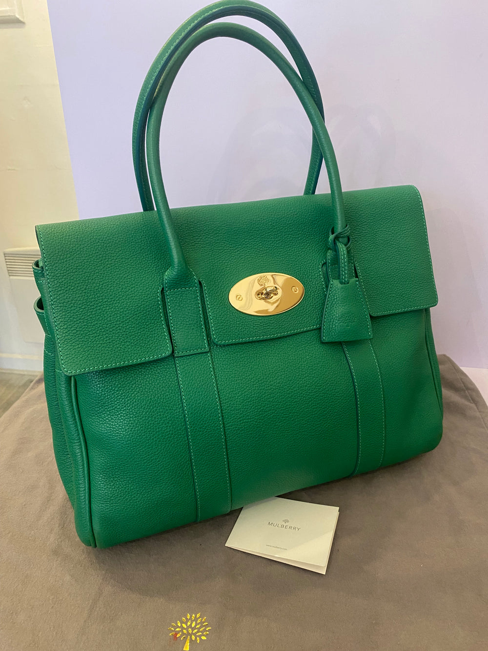 Pre Loved Mulberry Bayswater in Mulberry Jungle Green