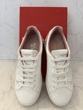 Pre Loved Valentino Backnet Perforated Leather Trainers UK 5.5