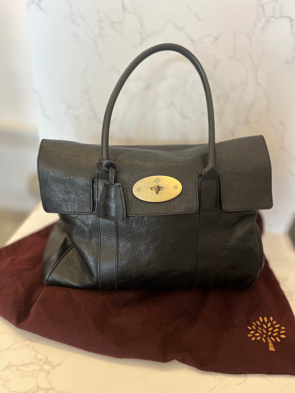 Pre Loved Mulberry Bayswater in Black