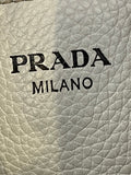 Pre Loved Prada Vitello White Leather Shoulder Bag ** reserved EK*+