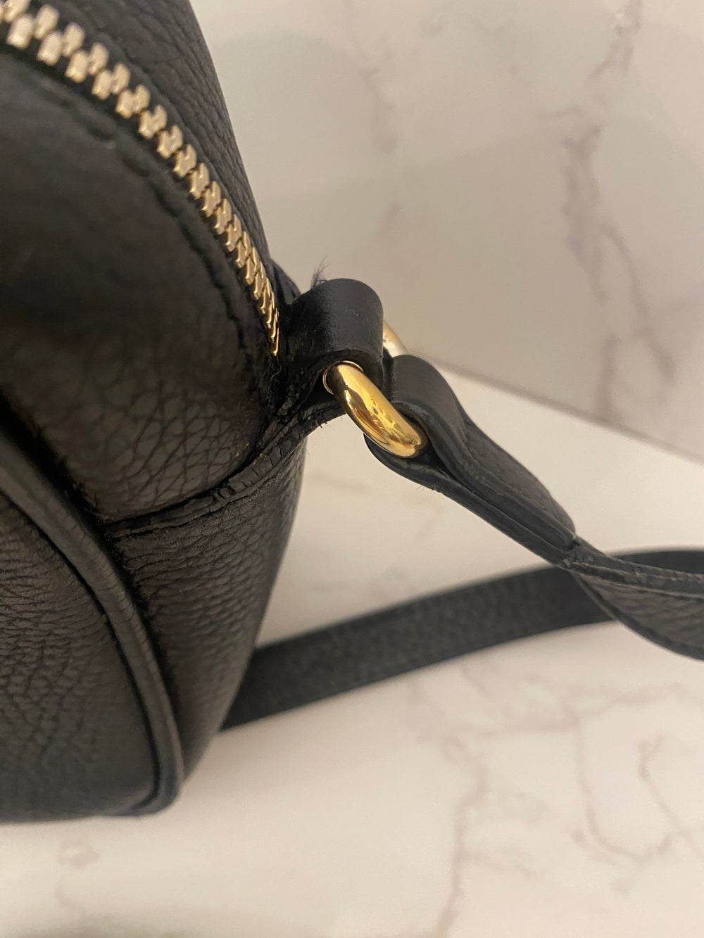 Pre Loved Gucci Black Soho Disco Crossbody Bag