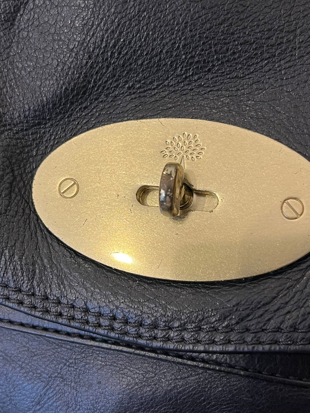 Pre Loved Mulberry Oversized Alexa in Black