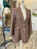 JW Anderson Single Breasted Peplum Wool Blazer UK8