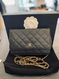 Chanel Wallet on Chain in Black Caviar Leather (reserved)