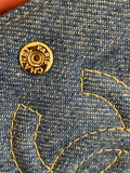 Chanel Denim Passport Cover