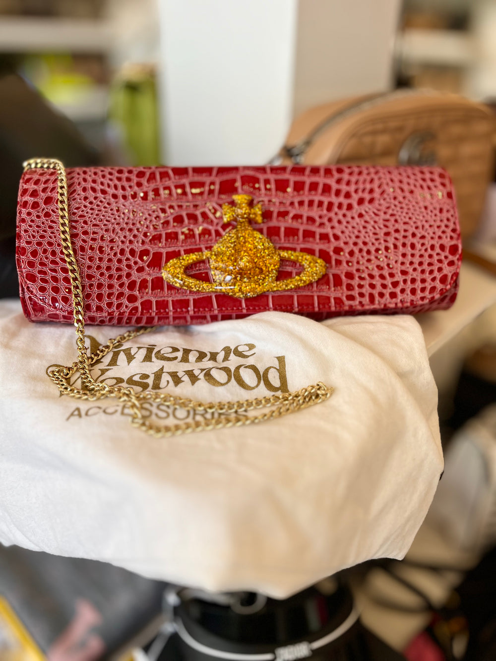 Pre Loved Vivienne Westwood Shoulder or Clutch Bag