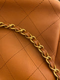 Chanel Tan Braided Handle Chain Hobo