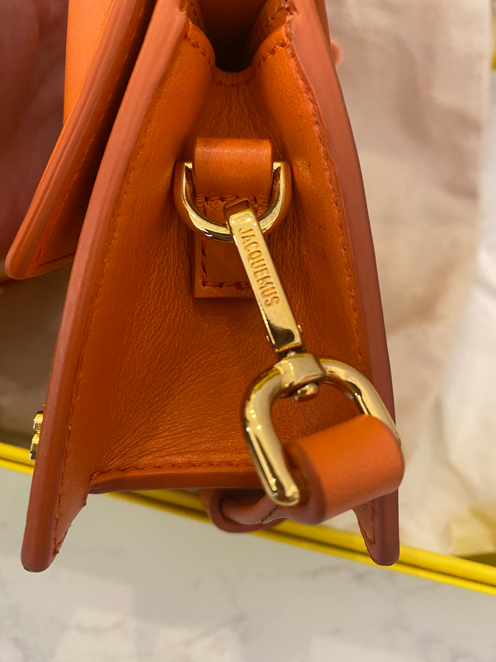 Pre Loved Jacquemus Le Chiquito bag in Orange