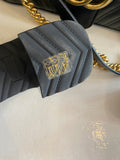 Pre Loved Gucci Rubber Logo Platform Slides UK 6 (excellent)