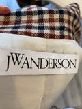 JW Anderson Single Breasted Peplum Wool Blazer UK8
