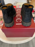 Gucci Black Suede Ankle Boots size UK 4